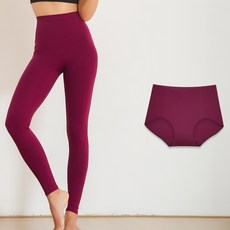 세컨윈드 훌 여성용 파라투스 레깅스 + 레깅스 전용 이너팬티 세트