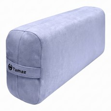 Tumaz 月熊 40&50D雙面硬度麂皮細緻絨瑜珈枕, 蒼芎藍, 1組