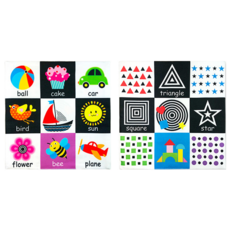 LakaRose 嬰兒報紙 觸覺啟智玩具, 球球 + 幾何 多色, 1個