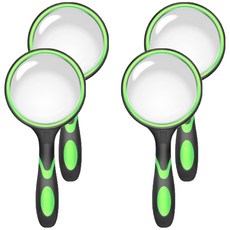 Bakojel 手柄放大鏡 100mm, 綠色, 4個