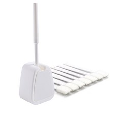 모나코올리브 바비 변기청소솔 + 미세틈청소스틱 7p, 화이트(변기청소솔), 1세트