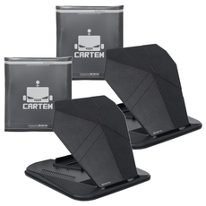 CARTEM 平板電腦 智慧型手機 儀表板支架 CT150, 黑色, 2個