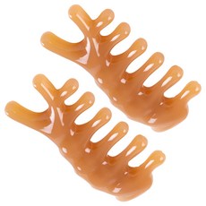 Tteluwa 頭皮刮痧按摩梳, 單一顏色, 2個