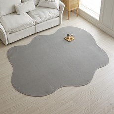 블레딕홈 로제 사계절 워셔블 시어서커 비정형 러그