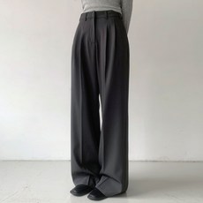 Planday 女款 短/中/長版 Denby 飄逸寬版打褶西裝褲