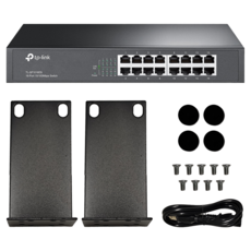 tp-link 16埠 10/100Mbps 交換器, TL-SF1016DS, 1個