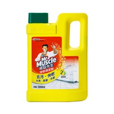 威猛先生地板清潔劑, 去汙快乾光亮除菌芳香, 2L, 1桶