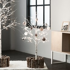 auting Grace 歐風聖誕燈白樺樹樹組全套, 混合色