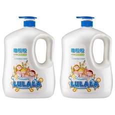 嚕啦啦 沐浴乳, 含有保濕因子NMF 滋潤效果佳 植物性配方 溫和不刺激 泡沫細膩 容易沖洗, 1.85kg, 2瓶