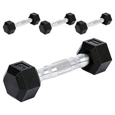 아리프 냄새없는 PEV 헥사곤 덤벨, 1kg, 4개