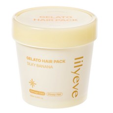 Lilyeve Repair Turn 義式冰淇淋髮膜 絲滑香蕉, 1個, 200ml