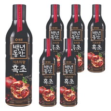 Sempio 膳府 山茱萸石榴玄米黑醋, 900ml, 6瓶