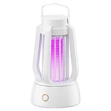 Kyhome 家用紫光電擊式捕蚊燈 戶外露營燈 白色, Y21