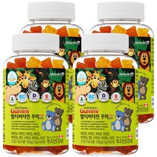 네추럴라이즈 멀티비타민 꾸미, 60정, 4개