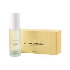 Lu'rrent 保濕安瓶噴霧 80ml+護理化妝棉 60入, 1套