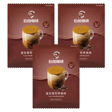 金車 MR.BROWN 伯朗咖啡 3合1即溶咖啡 重焙曼特寧, 16g, 30個裝, 3套