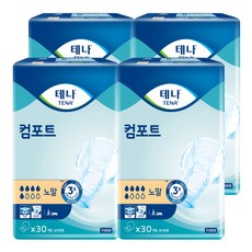 TENA 添寧 舒適成人紙尿褲 男女通用, 30枚入, 4個, 標準型