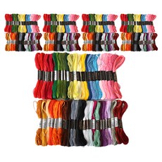 莫罕十字繡線50色套裝, 混色, 5組