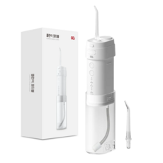 오아 클린이포터블 휴대용 접이식 무선 구강세정기, OORL-013WH, 화이트