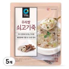 清淨園 韓國牛肉粥, 60g, 5包