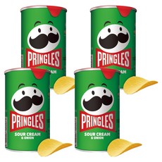 프링글스 사워크림 앤 어니언, 53g, 4개