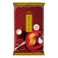 Maybelle 丸中製菓 濃厚鮮奶油蛋糕 6入, 192g, 1袋
