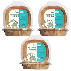 쿠킹플러스 에어프라이어용 자연 종이호일, 23cm, 50개입, 6개