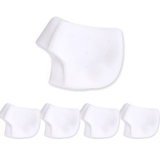 Join Made 矽膠後腳跟墊 白色, 5個, 2入