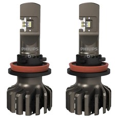 PHILIPS 飛利浦 台灣公司貨 Ultinon Pro9000 LED超亮鑽光頭燈2入組 +250%, H7, 1盒