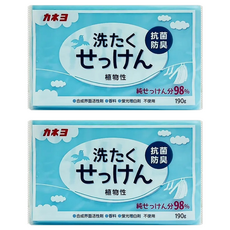 kaneyo 除臭抗菌洗衣皂, 190g, 2個