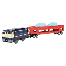 TAKARA TOMY PLARAIL 鐵道王國 S-34 自動車運搬列車 619093, 藍色 + 紅色, 1盒