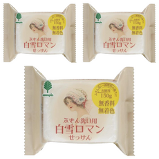 novopin 白雪羅曼抹布清潔皂, 150g, 3個