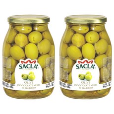 SACLA 無籽巨大綠橄欖, 950g, 2個
