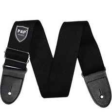 A-HOPE 粉彩吉他背帶 07 黑色, 1個