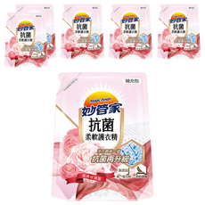 Magic Amah 妙管家 抗菌柔軟護衣精 精典玫瑰香 補充包, 1.8L, 6包