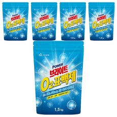 Brtie 氧系漂白劑, 1.5kg, 5個