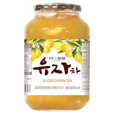 Danongwon 切片柚子茶, 2kg, 1入, 1罐