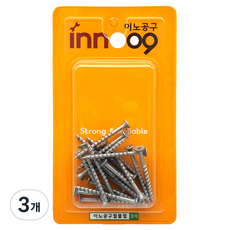 이노공구 목재용 매그니 코스나사 20pcs NIT308, 3개