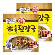 OTTOGI 不倒翁 簡便乾菜大醬湯, 2盒, 47.5g