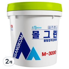 쌍곰 몰그린 몰탈 접착 강화제 18kg M-3000, 2개