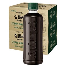 아카페라 심플리 디카페인 아메리카노 무라벨, 400ml, 40개