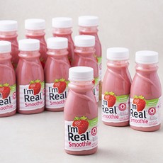 풀무원 아임리얼 스무디 마이 스트로베리, 190ml, 12개