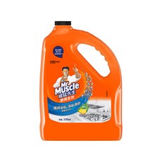 Mr Muscle 威猛先生 廚房清潔劑 清爽檸檬 橫掃油垢 淨味清新 除菌99.9%, 3.785L, 1桶