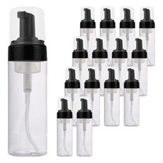 化妝品精華液按壓瓶 150ml, 黑色, 15個