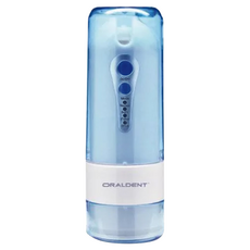 ORALDENT 歐樂登 脈衝式攜帶型沖牙機 200ml, LT-899, 藍色 + 白色