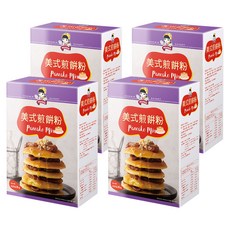 SIGNWIN 三得冠 美式煎餅粉 口感蓬鬆柔軟 甜鹹搭配皆宜, 600g, 4盒