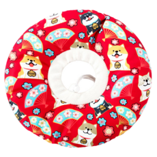 伊莉莎白圈太陽花-紅色柴犬, L, 1個