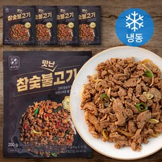 해화당 참숯불맛난고기 간장맛 (냉동), 200g, 5개