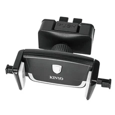 Kinyo 卡扣式CD槽車夾, 卡扣式 黑色, 1個