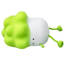 Timo 手機支架拍拍小夜燈 翠玉白菜, ABS+矽膠材質, Type-C充電, 快速充電更續航, 30分鐘定時自動關燈